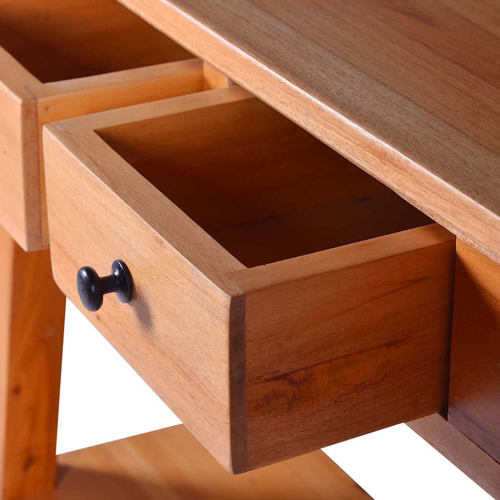 Console Table 90x30x75cm Solid Mahogany Wood