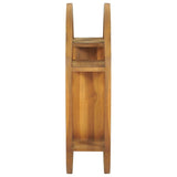 Yin Yang Wall Shelf 60x15x60 cm Solid Wood Teak - Side View