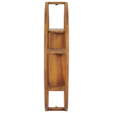 Yin Yang Wall Shelf 100x20x100 cm Solid Wood Teak