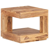 Coffee Table 45x45x40 cm Solid Wood Acacia - Extra Image