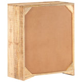 Sideboard 59x33x75 cm Rough Mango Wood - Side View
