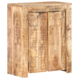 Sideboard 59x33x75 cm Rough Mango Wood - Close-Up Angle