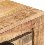 Sideboard 59x33x75 cm Rough Mango Wood - 45-Degree Angle