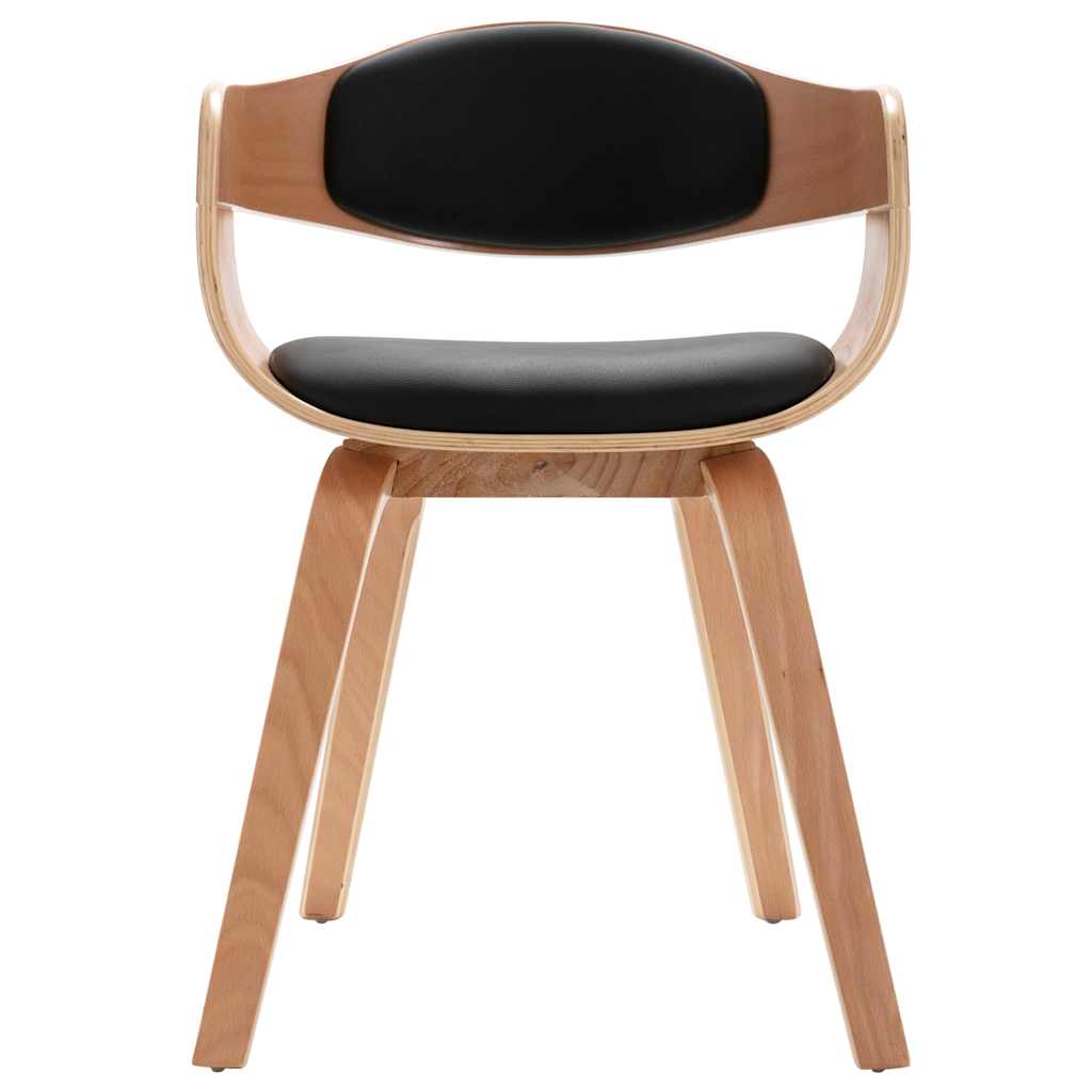 Dining Chairs 6 pcs Bent Wood and Faux Leather