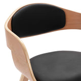 Dining Chairs 6 pcs Bent Wood and Faux Leather