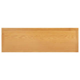 Chest of Drawers 105x33.5x73 cm Solid Oak Wood