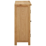 Wine Cabinet for 11 Bottles 80x32x80 cm Solid Oak Wood - Top-Down View