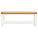 Coffee Table 110x55x40 cm Solid Oak Wood
