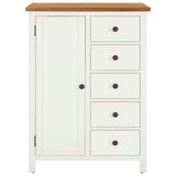 Wardrobe 76x52x105 cm Solid Oak Wood