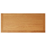 Wine Cabinet 80x32x80 cm Solid Oak Wood - Rear View