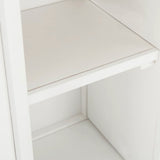 Wine Cabinet 80x32x80 cm Solid Oak Wood - Low Angle