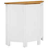 Corner Cabinet 80x33.5x78 cm Solid Oak Wood - 45-Degree Angle