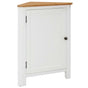 Corner Cabinet 59x45x80 cm Solid Oak Wood