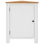Corner Cabinet 59x45x80 cm Solid Oak Wood