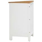 Corner Cabinet 59x45x80 cm Solid Oak Wood