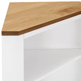 Corner Cabinet 59x36x100 cm Solid Oak Wood - 45-Degree Angle