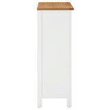 Wine Cabinet 72x32x90 cm Solid Oak Wood - Top-Down View