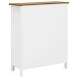 Wine Cabinet 72x32x90 cm Solid Oak Wood