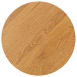 Lamp Table 40x50 cm Solid Oak Wood - Side View