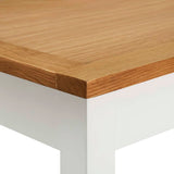 Bar table 100x40x110 cm Solid Oak Wood - Rear View