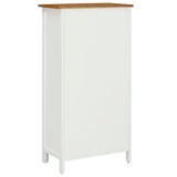Wine Cabinet 56x32x110 cm Solid Oak Wood - Top-Down View