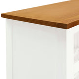 Wine Cabinet 56x32x110 cm Solid Oak Wood - 45-Degree Angle