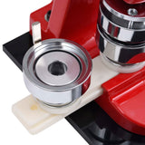 Badge Maker Machine with Circle Cutter 44 mm - Close-Up Angle