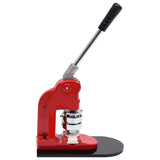 Badge Maker Machine with Circle Cutter 37 mm - Side View