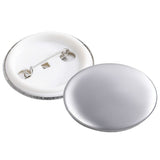 Pinback Button Parts 500 Sets 37 mm - Front View