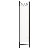 3-Panel Room Divider White 120x180 cm - Top-Down View
