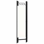 4-Panel Room Divider White 160x180 cm