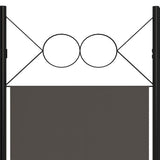 5-Panel Room Divider Anthracite 200x180 cm