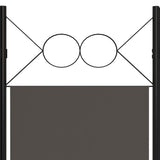 5-Panel Room Divider Anthracite 200x180 cm - 45-Degree Angle