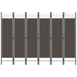 6-Panel Room Divider Anthracite 240x180 cm