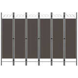 6-Panel Room Divider Anthracite 240x180 cm