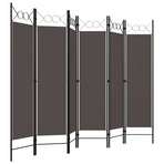 6-Panel Room Divider Anthracite 240x180 cm