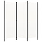 3-Panel Room Divider White 150x180 cm