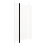 3-Panel Room Divider White 150x180 cm