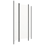 3-Panel Room Divider White 150x180 cm