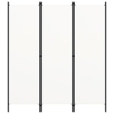 3-Panel Room Divider White 150x180 cm