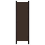 3-Panel Room Divider Brown 150x180 cm