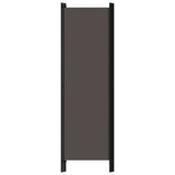 3-Panel Room Divider Anthracite 150x180 cm - Top-Down View
