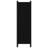 3-Panel Room Divider Black 150x180 cm