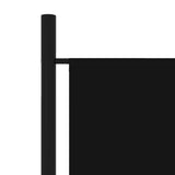 3-Panel Room Divider Black 150x180 cm - 45-Degree Angle