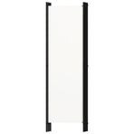 4-Panel Room Divider White 200x180 cm