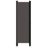 4-Panel Room Divider Anthracite 200x180 cm - Top-Down View