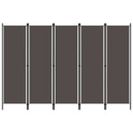 5-Panel Room Divider Anthracite 250x180 cm