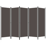 5-Panel Room Divider Anthracite 250x180 cm