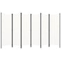 6-Panel Room Divider White 300x180 cm