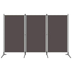 3-Panel Room Divider Anthracite 260x180 cm